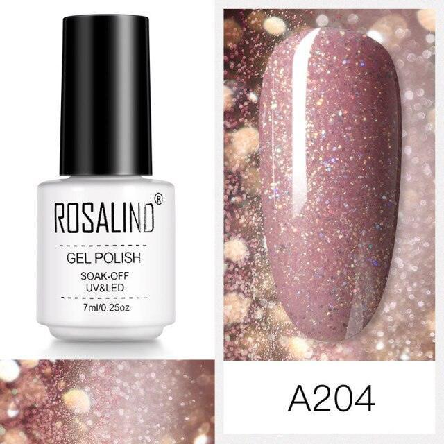 Luxury Womens Pink Shiny Nail Gel Polish Varnish Permanent UV Gel Popular High Quality Colorful Nail Polish