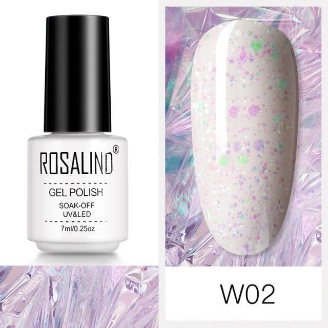 Luxury Womens Pink Shiny Nail Gel Polish Varnish Permanent UV Gel Popular High Quality Colorful Nail Polish