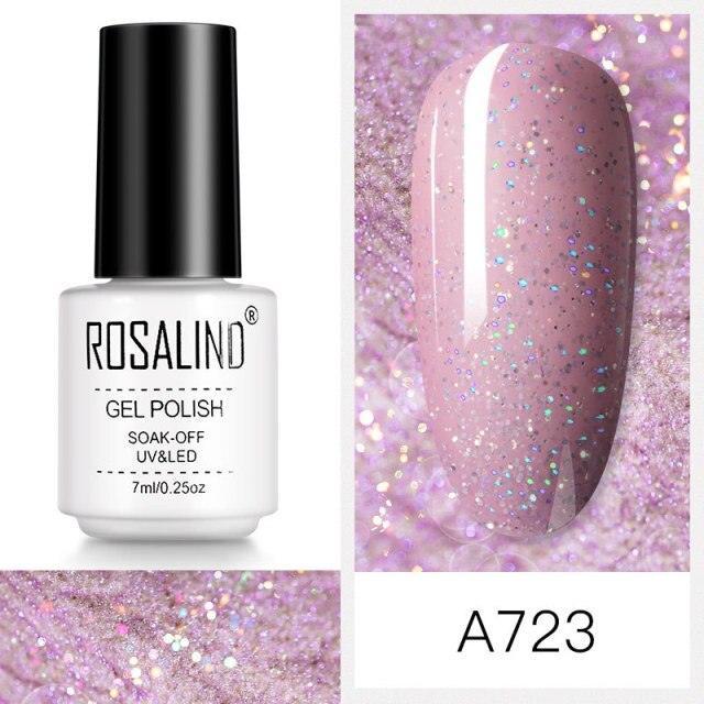 Luxury Womens Pink Shiny Nail Gel Polish Varnish Permanent UV Gel Popular High Quality Colorful Nail Polish