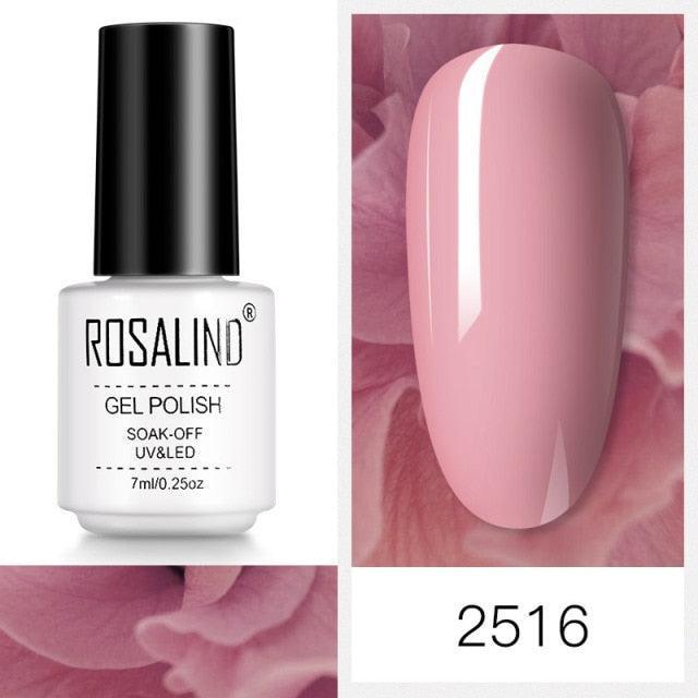 Luxury Womens Pink Shiny Nail Gel Polish Varnish Permanent UV Gel Popular High Quality Colorful Nail Polish