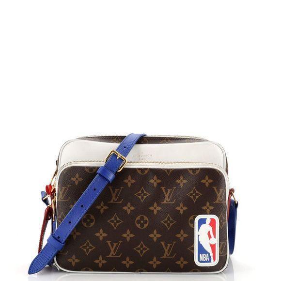Louis Vuitton x NBA Nil Messenger Bag in Monogram Antarctica Canvas Banlieue91