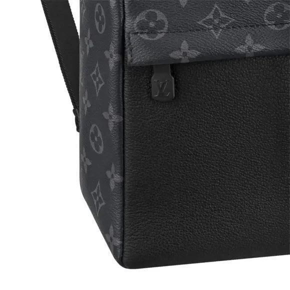 Louis Vuitton Backpack Rucksack Black Monogram Eclipse Canvas Leather Banlieue91