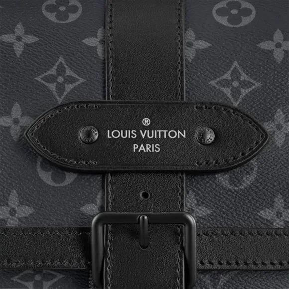 Louis Vuitton Backpack Rucksack Black Monogram Eclipse Canvas Leather Banlieue91
