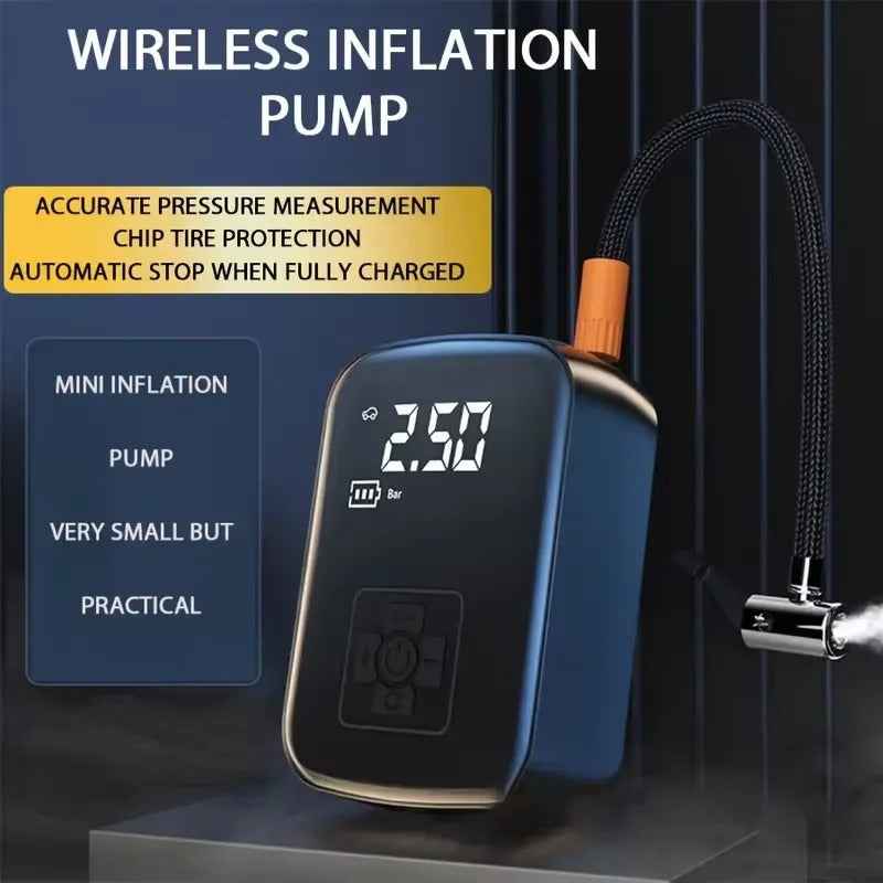 Wireless Digital Air Pump – Car, Bike, Sports, Emergency
