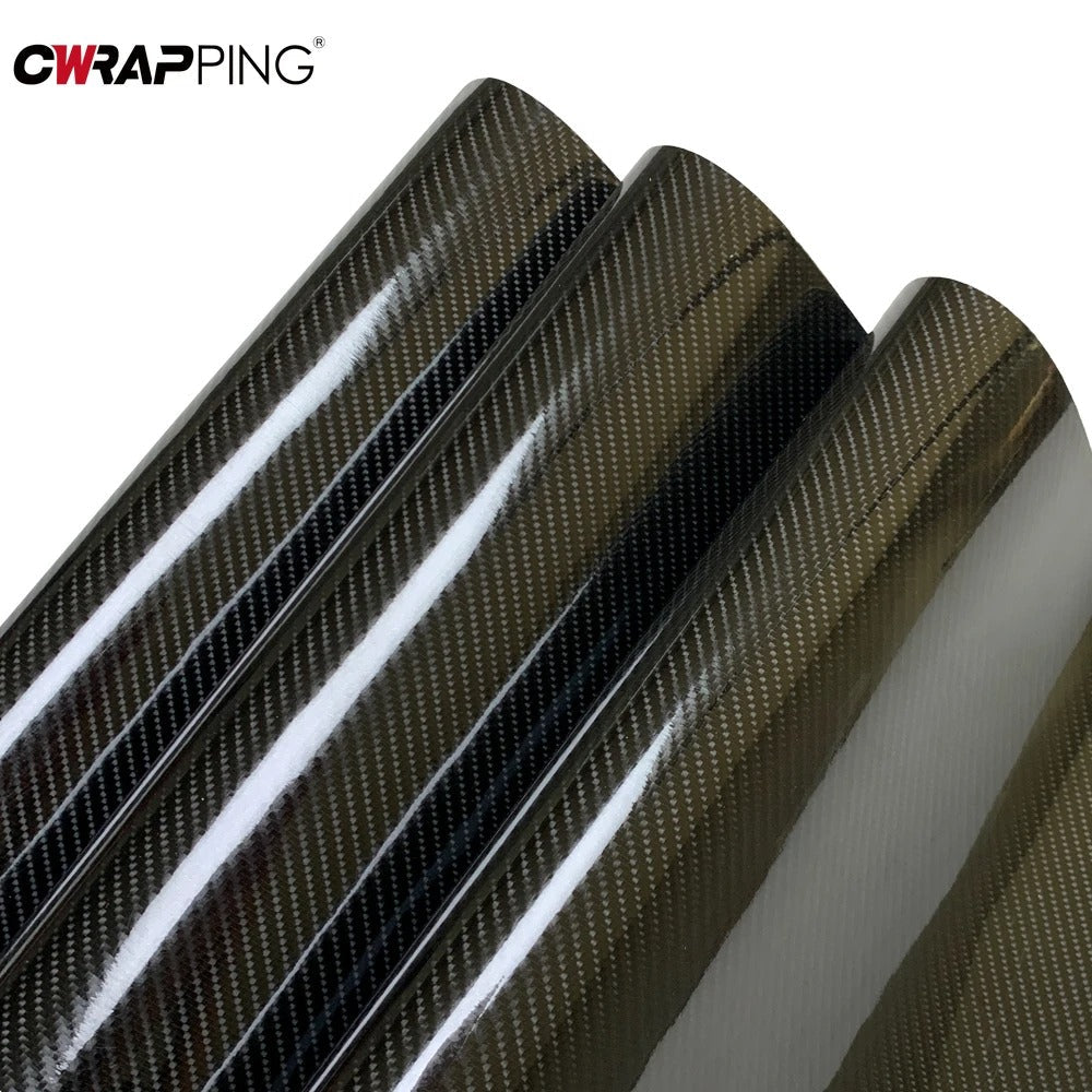 High Glossy 5D Carbon Fiber Wrapping Vinyl Film Motorcycle Wrap Vinyl Roll Tablet Stickers Decals Auto Accessories Wrapping Vinyl Film Motorcycle Tablet Car Styling High Gloss Carbon Fiber Automotive Vinyl Wrap Auto Accessories Car Styling Stevvex