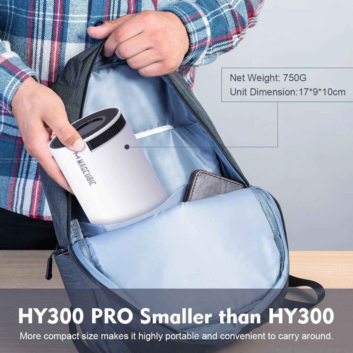 HY300 Pro 4K Projector-Android 11 Dual Wifi6 260ANSI, 1080P 1280*720P Home Cinema Projetor WTN Essentials