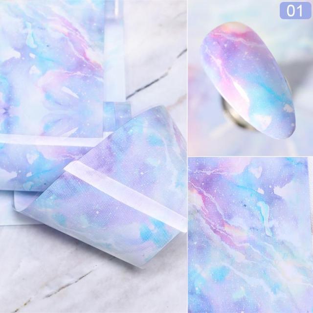 Maple Leaves Nail Foil Stickers Autumn Colorful Flower Leaves Transfer Decals Slider Nails Art Decoration DIY Manicures Summer Fruit Slime Nail Supplies Nail Art Decorations Fruit Flakes Nail Accessories