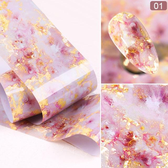 Maple Leaves Nail Foil Stickers Autumn Colorful Flower Leaves Transfer Decals Slider Nails Art Decoration DIY Manicures Summer Fruit Slime Nail Supplies Nail Art Decorations Fruit Flakes Nail Accessories