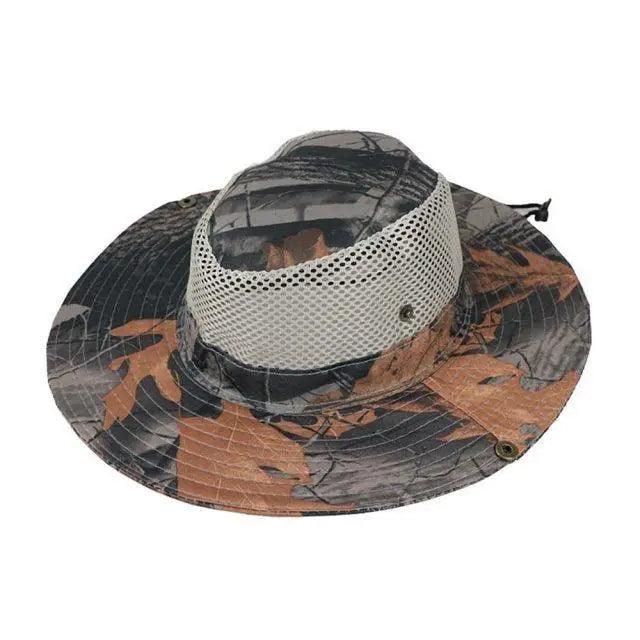 Men Adjustable Sun Hats Camouflage Tactical Cap Camo Men Outdoor Caps Sports Summer UV Protection One Size Fishing Hat Hiking Hunting Hats Stevvex