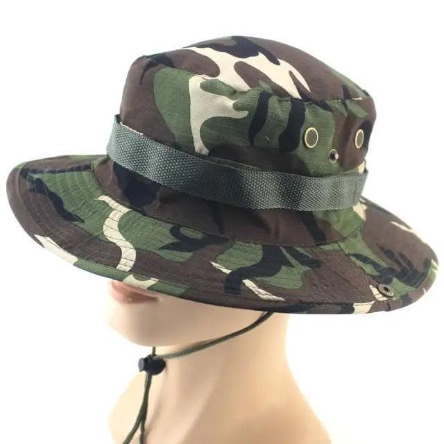 Men Adjustable Sun Hats Camouflage Tactical Cap Camo Men Outdoor Caps Sports Summer UV Protection One Size Fishing Hat Hiking Hunting Hats Stevvex