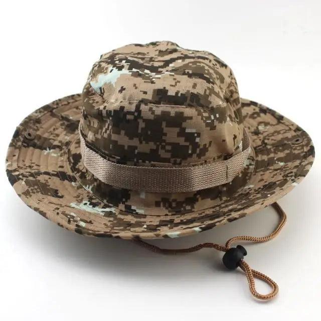 Men Adjustable Sun Hats Camouflage Tactical Cap Camo Men Outdoor Caps Sports Summer UV Protection One Size Fishing Hat Hiking Hunting Hats Stevvex