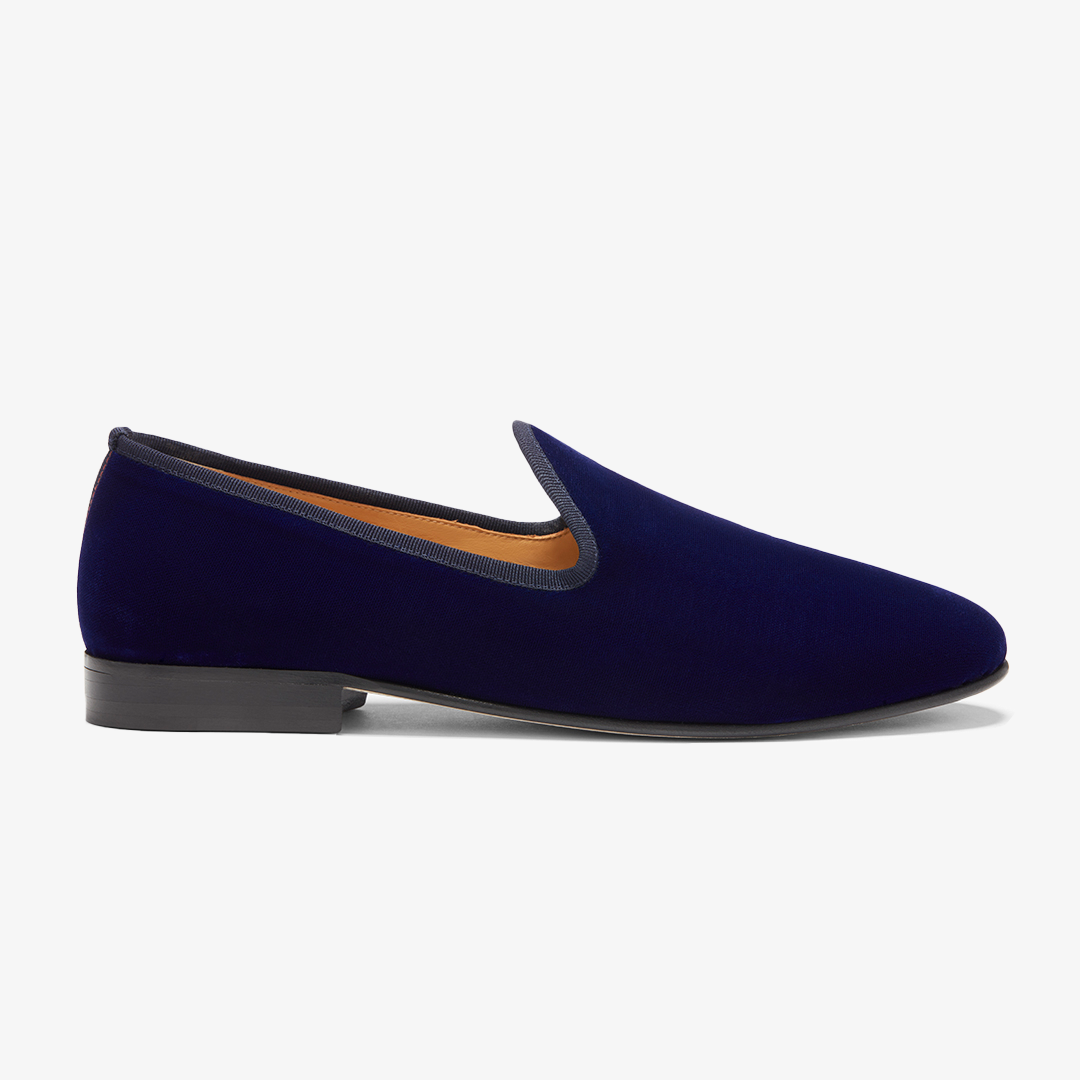 Men's Blue Velvet Slipper II Del Toro Shoes