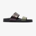 Men's Brown & Green Cinturini Sandal Del Toro Shoes