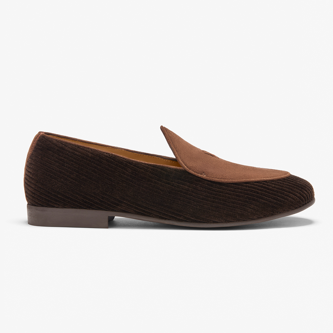 Men's Brown Corduroy Milano Loafer Del Toro Shoes