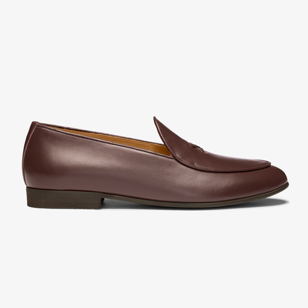 Men's Brown Leather Milano Loafer Del Toro Shoes