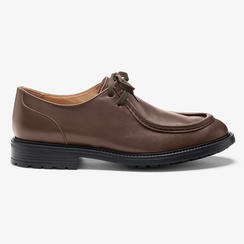 Men's Brown Leather Tuscan Moc Boot Del Toro Shoes