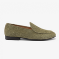 Men's Olive Textured Suede Milano Loafer Del Toro Shoes