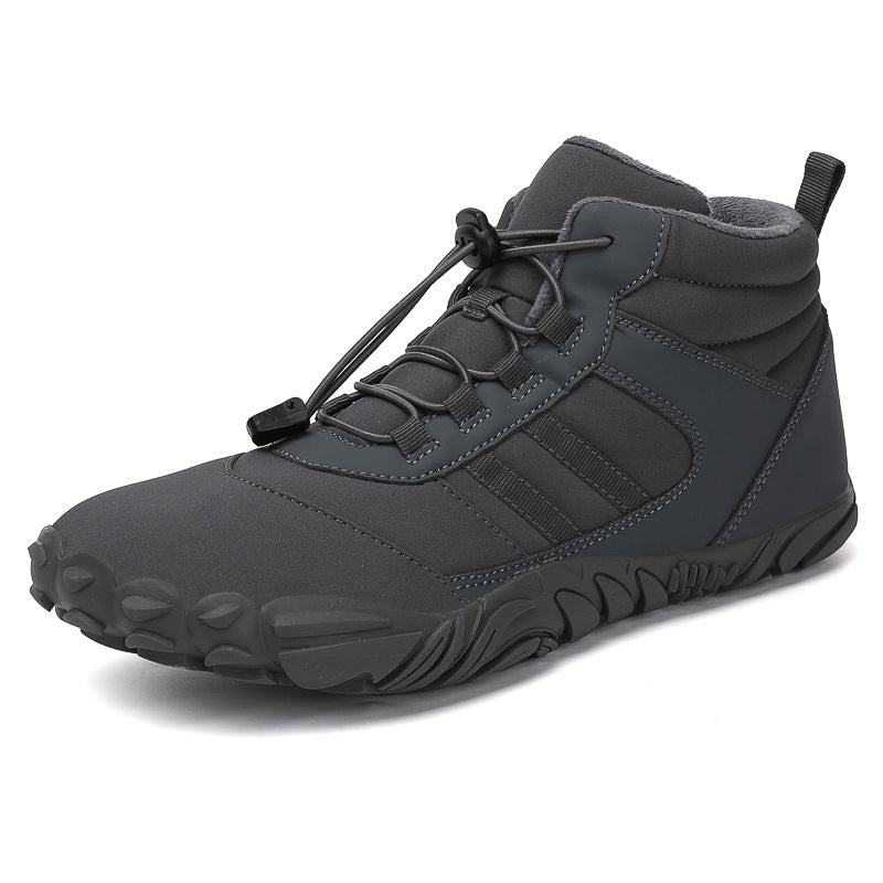 Men's and women's couple's outdoor cotton shoes, non-slip and wear-resistant hiking shoes, warm high-top plus wool boots, cold-resistant hiking shoes V.I.P Digital Presence