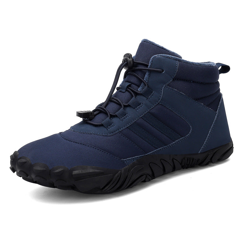 Men's and women's couple's outdoor cotton shoes, non-slip and wear-resistant hiking shoes, warm high-top plus wool boots, cold-resistant hiking shoes V.I.P Digital Presence