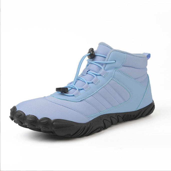 Men's and women's couple's outdoor cotton shoes, non-slip and wear-resistant hiking shoes, warm high-top plus wool boots, cold-resistant hiking shoes V.I.P Digital Presence