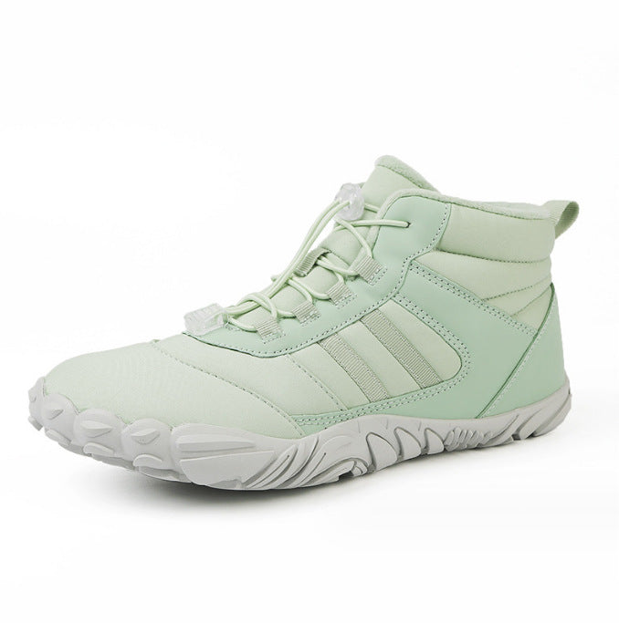 Men's and women's couple's outdoor cotton shoes, non-slip and wear-resistant hiking shoes, warm high-top plus wool boots, cold-resistant hiking shoes V.I.P Digital Presence