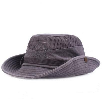 Men's Outdoor Traveling Cap Summer Mesh Breathable Retro Cotton Bucket Hat Unisex Adult High Quality Hat Jungle Fishing Hats Novelty Dad's Beach Cap Bucket Hat For Fishing Summer Adjustable Hat Stevvex