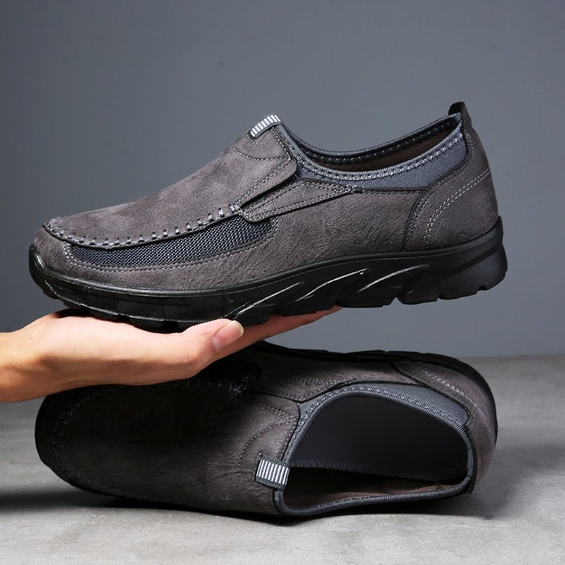 Men's shoes, fashionable and breathable, men's business shoes, British lazy shoes, dad's single shoes, casual shoes, men's shoes V.I.P Digital Presence