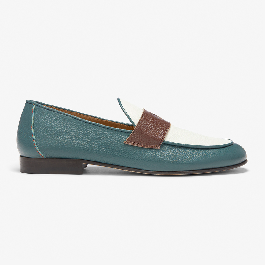 Men's Tri-Tone Leather Centesimo Del Toro Shoes
