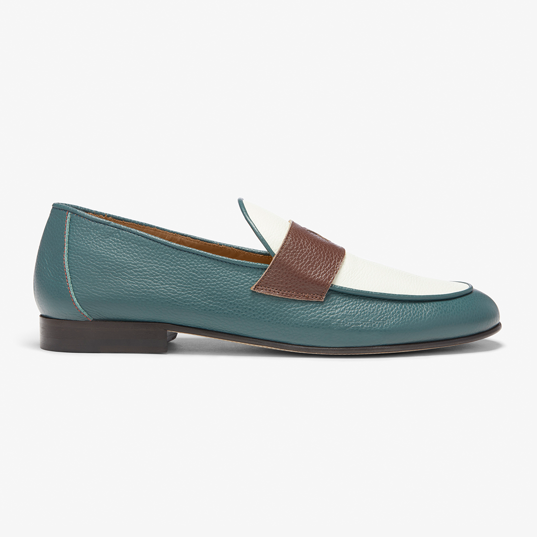 Men's Tri-Tone Leather Centesimo Del Toro Shoes