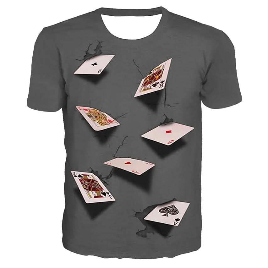 Men's T-Shirt Graphic Simulation Short Sleeve Casual Tops DailySale