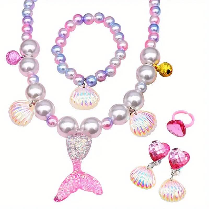 Mermaid-Themed Jewelry Set for Youngsters DailySale