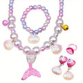 Mermaid-Themed Jewelry Set for Youngsters DailySale