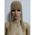 Metallic Mesh Dome Pendant Mask Head Chain
