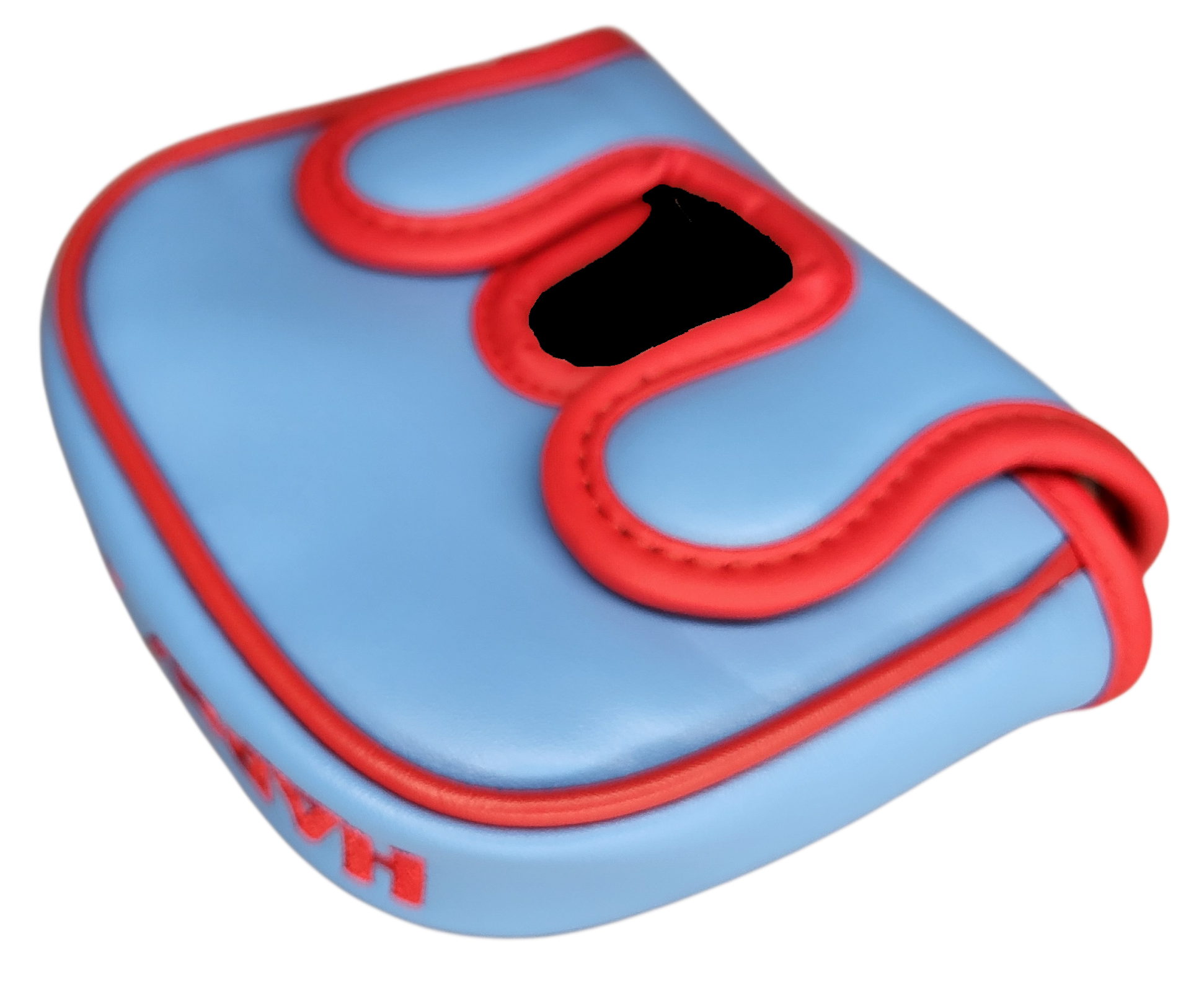 L.A.B. MEZZ OZ Embroidered Center-Shafted Putter Cover by ReadyGOLF - Happy Place