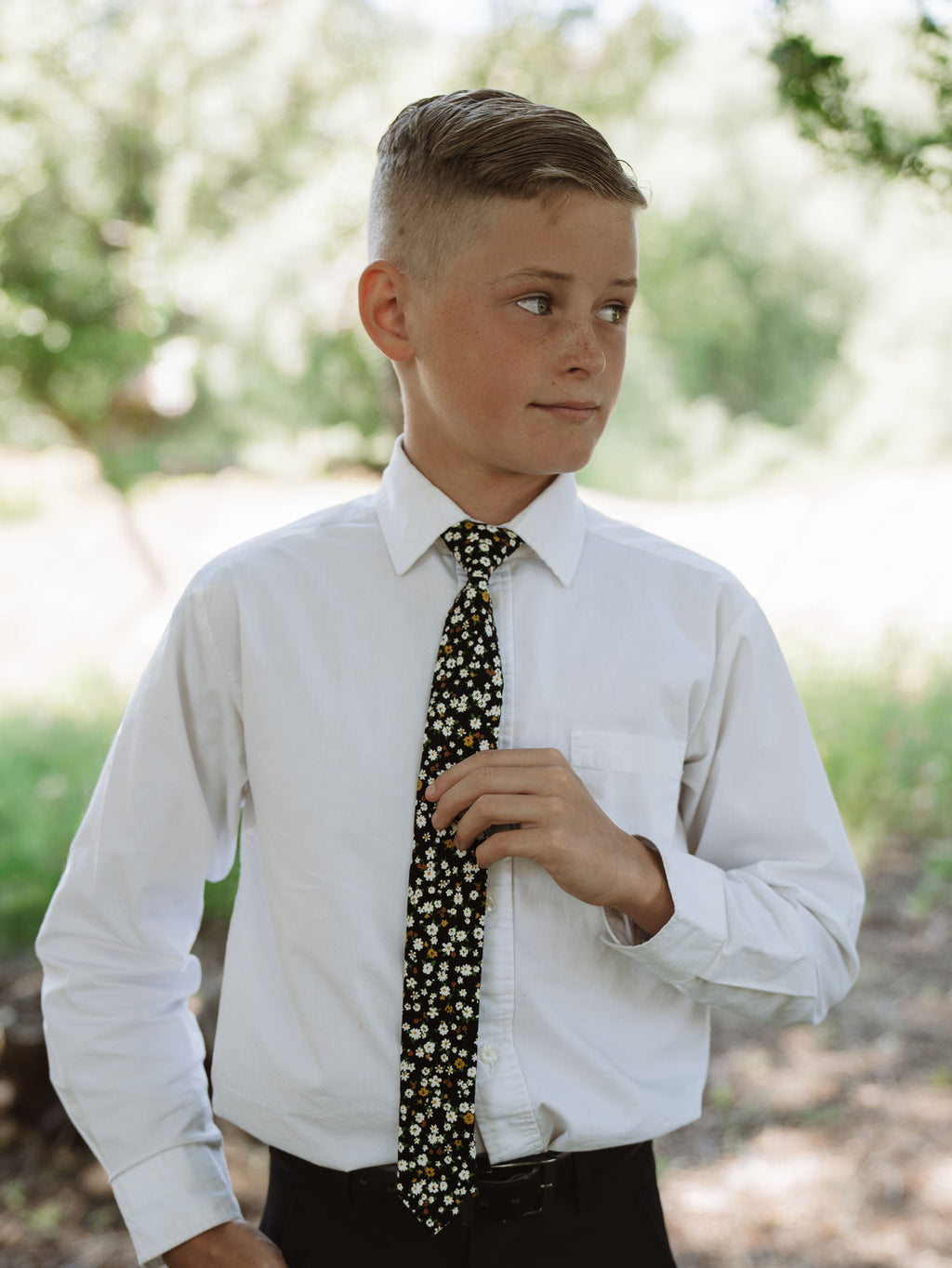Midnight Floral - Boys Tie