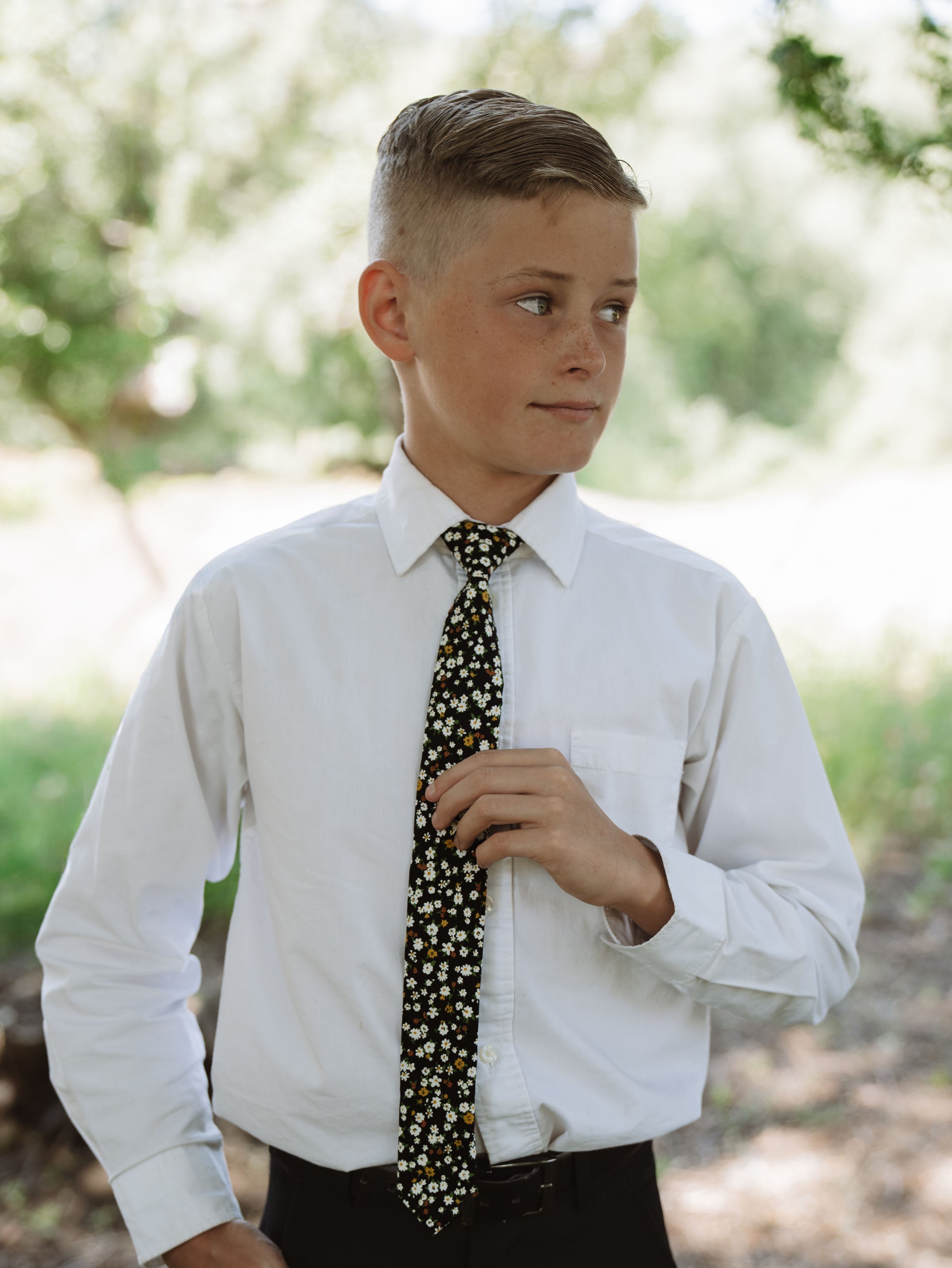 Midnight Floral - Boys Tie