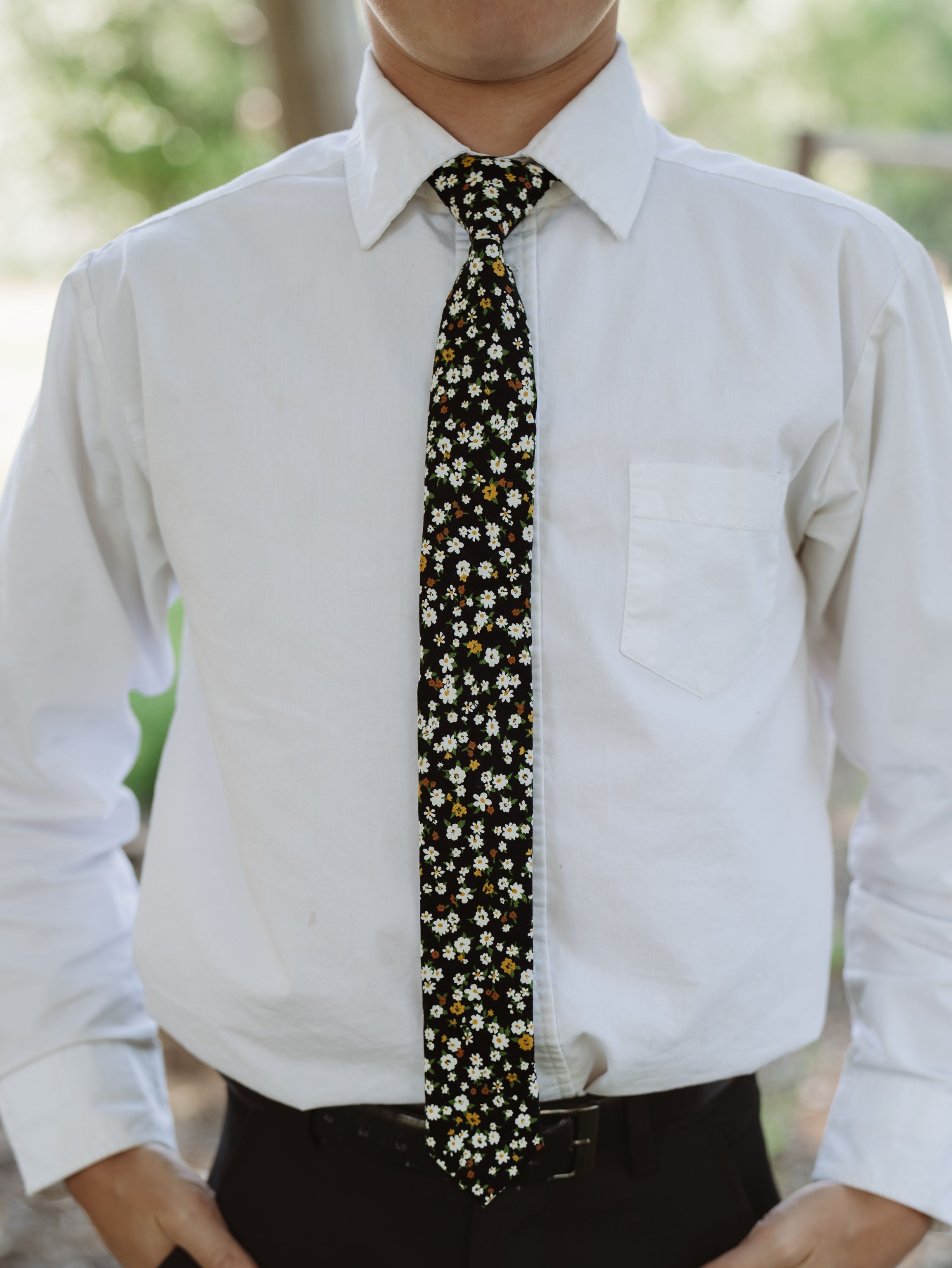 Midnight Floral - Boys Tie