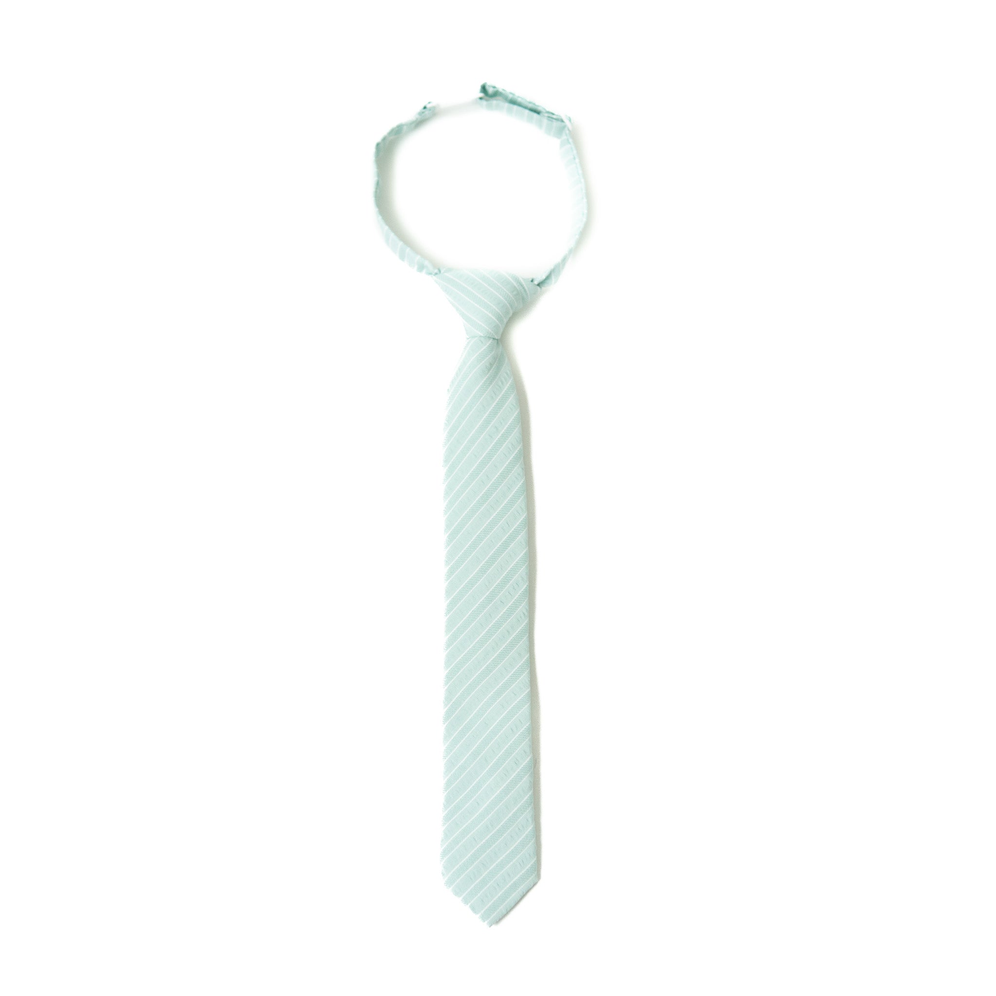 Mint Stripe - Boys Tie