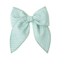 Mint Stripe - Darling Hair Bow