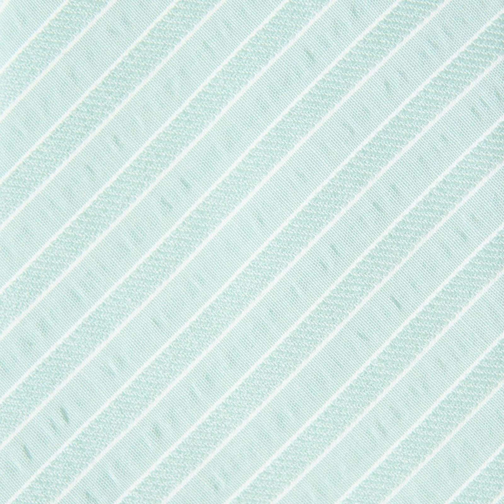 Mint Stripe - Petite Hair Bow