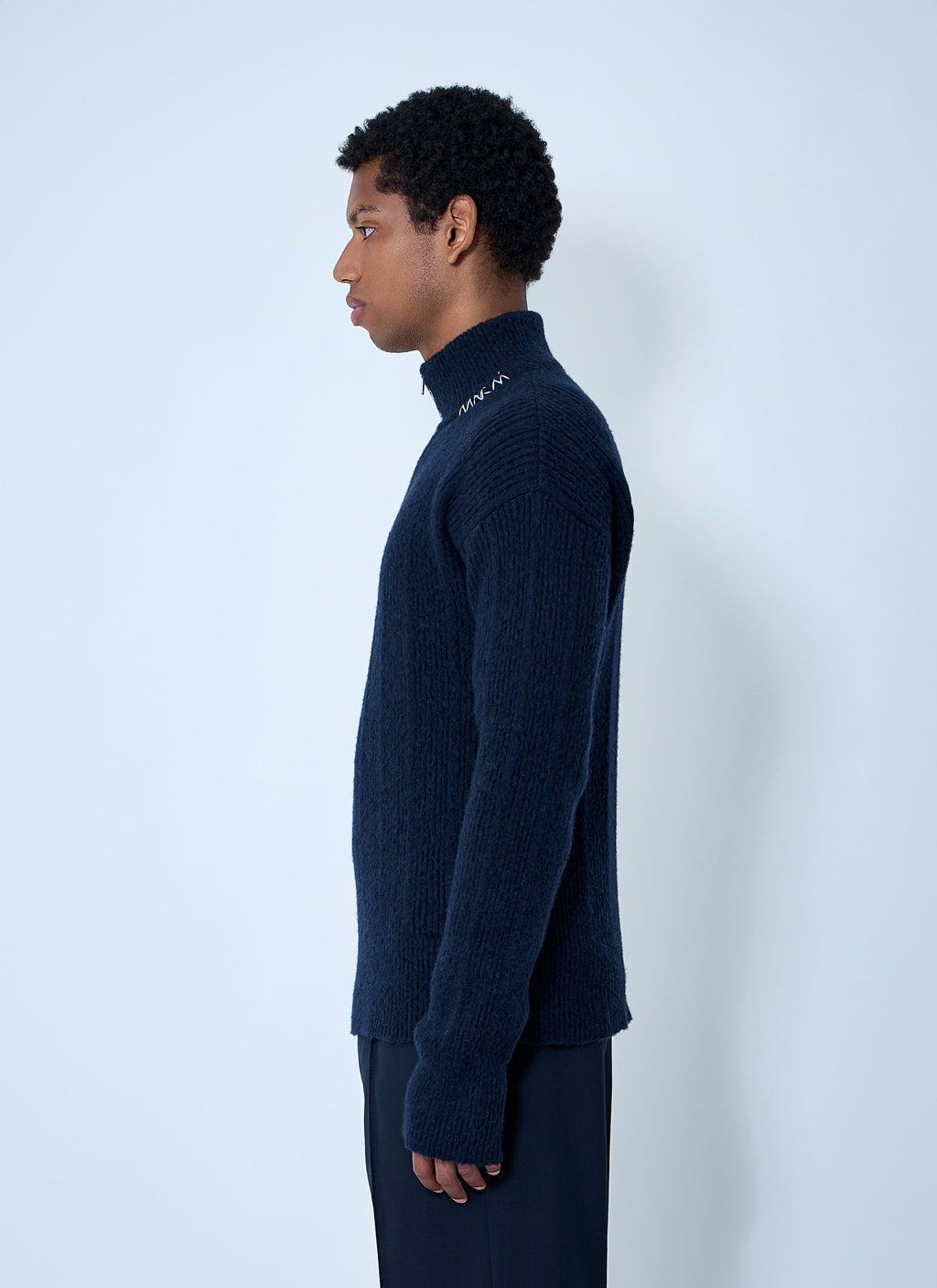 Marni Men Logo Embroidery Sweater