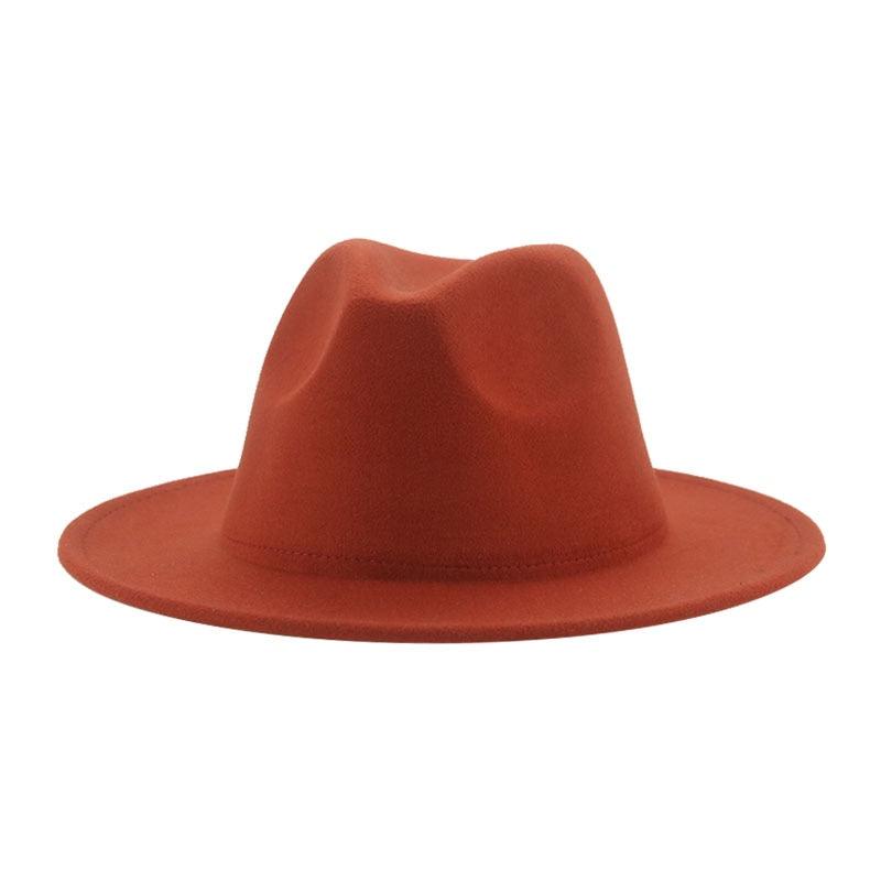 Modern Hats For Women Fedoras Winter Women Hats Simple Classic Hat Wedding Lady Retro Wide Brim Floppy Hat Men Fedora Hat Fashionable Classic Wide Brim Hat For Summer Dress Hats Stevvex