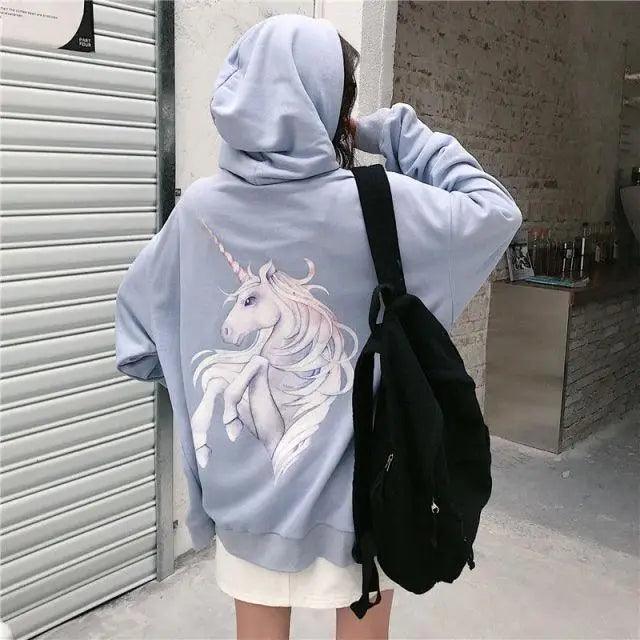 Modern With Hat Hoodies Women  Kangaroo Pocket Casual Loose Solid Color Sweatshirt Female  Fashion New Female Tops Sports Clothing Oversized Zip Hooded Sweatshirt Cotton Women Autumn Hoodie Stevvex