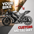 Your Personalized Motorcycle Metal Wall Art - MT1114 Modello Turbo