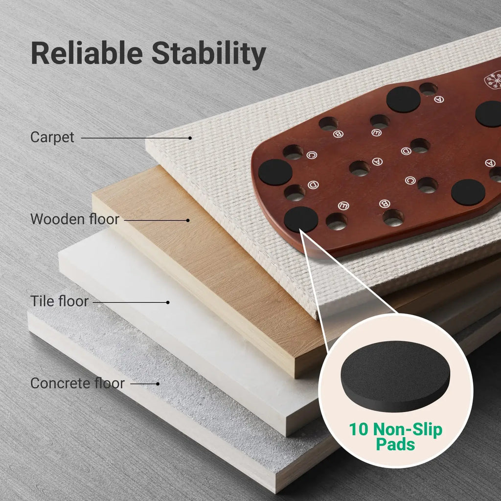 xCool Multifunction Portable Wooden Push-up Board Cool Gadget