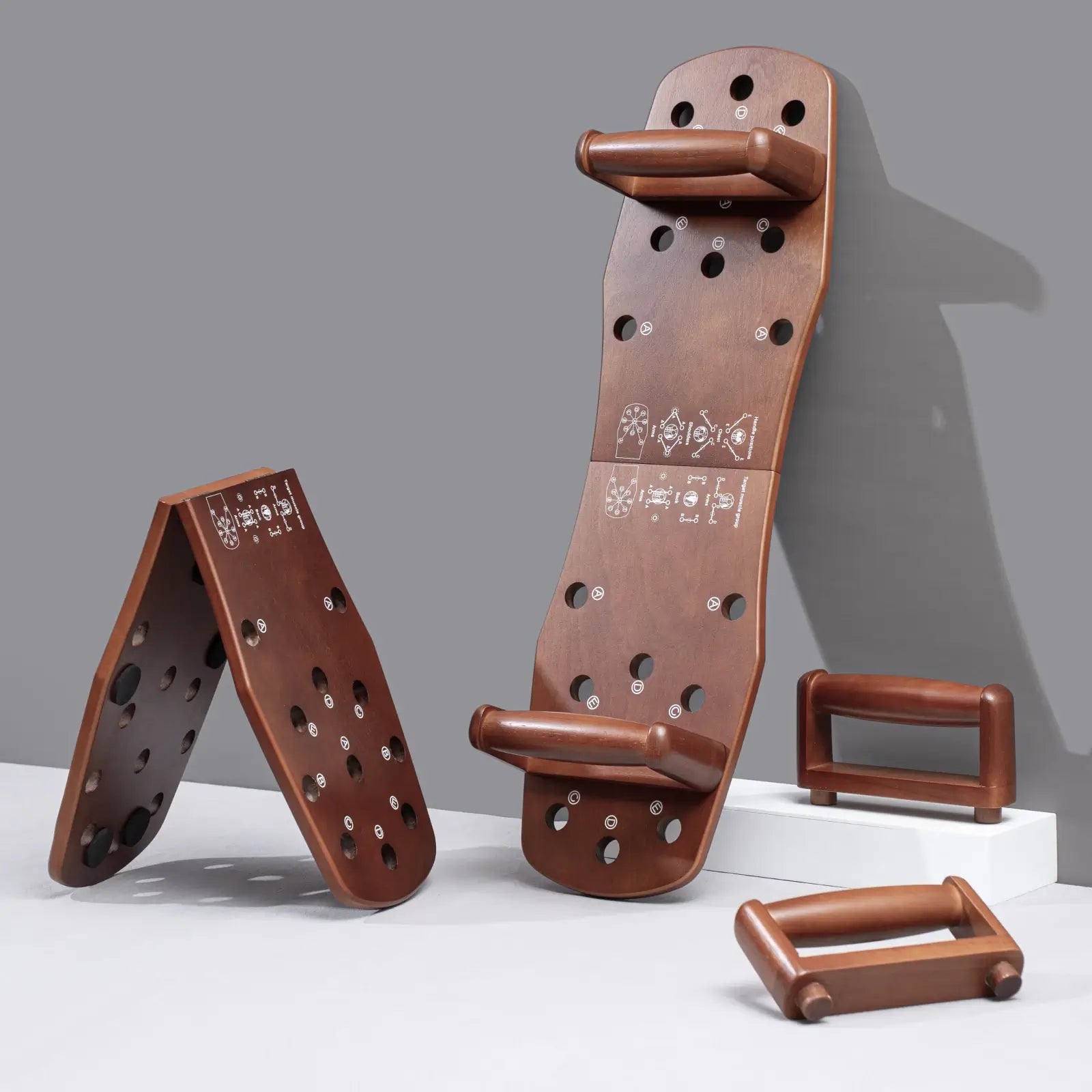 xCool Multifunction Portable Wooden Push-up Board Cool Gadget
