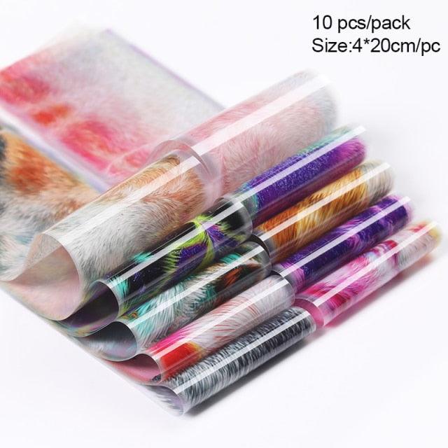 Nail Foils Fall Design Maple Leaves Flower Golden Nail Sliders Snake Leopard Decor Paper Nail Art Sticker Set Decals for Women Nail Decorations Accessories Metal Curve Stripe Lines Design Letter Nail Sticker Adhesive Decoration