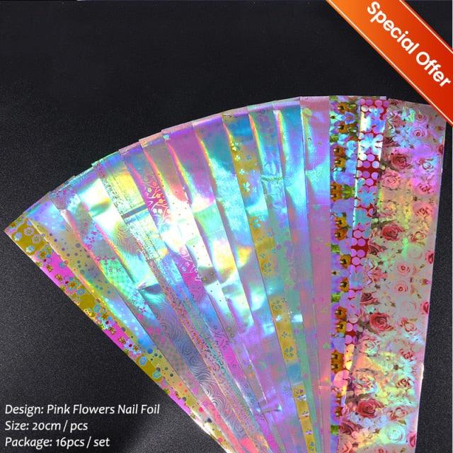 Nail Foils Fall Design Maple Leaves Flower Golden Nail Sliders Snake Leopard Decor Paper Nail Art Sticker Set Decals for Women Nail Decorations Accessories Metal Curve Stripe Lines Design Letter Nail Sticker Adhesive Decoration