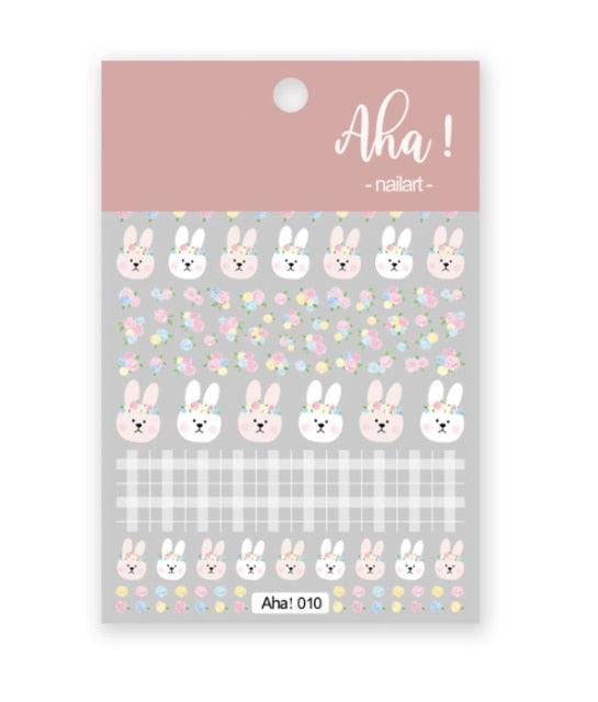 Nail Glue Stickers Stars Moon Cartoon Rabbit Panda Flower Nail Decoration Decals Nail Sticker Nail Art Decorations Design Decoration Acrylic Nail Supplies Designer Nail Decorations for Women Girls Kids 3D Nail Art Stickers Decals