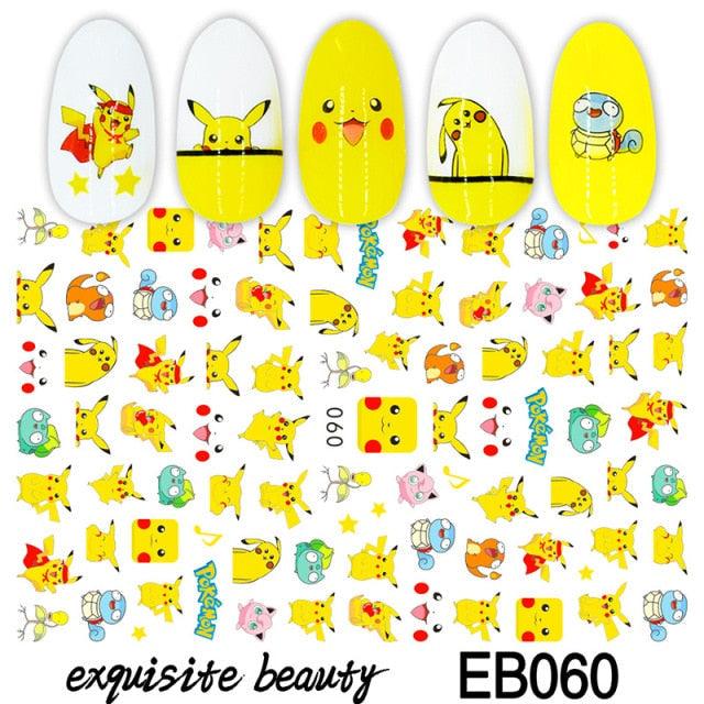 Nail Stickers Cute Rabbit Nail Art Decorations No Face Man Sliders For Manicure Cute Cartoon Nail Art Sticker Decals for Women Kids Girls Manicure Decoration Nail Art Supplies 3D Self-Adhesive Nail Decals Designer Nail Stickers for Acrylic Nails